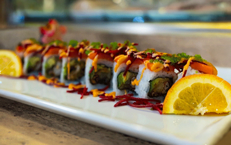 Plate of sushi
